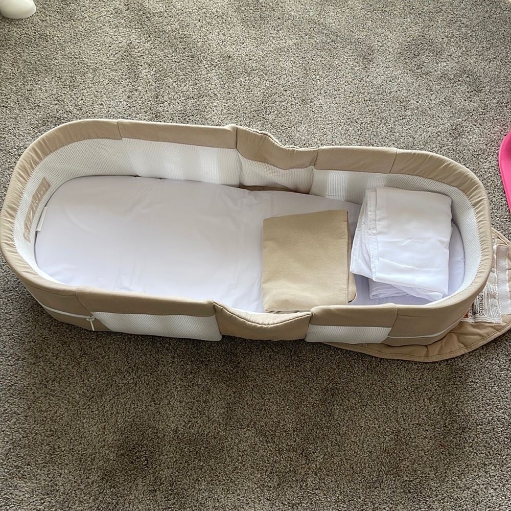 Baby Delight® Snuggle Nest™ Organic Portable Infant Sleeper in Oatmeal